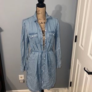 Gap xs jean shirt dress